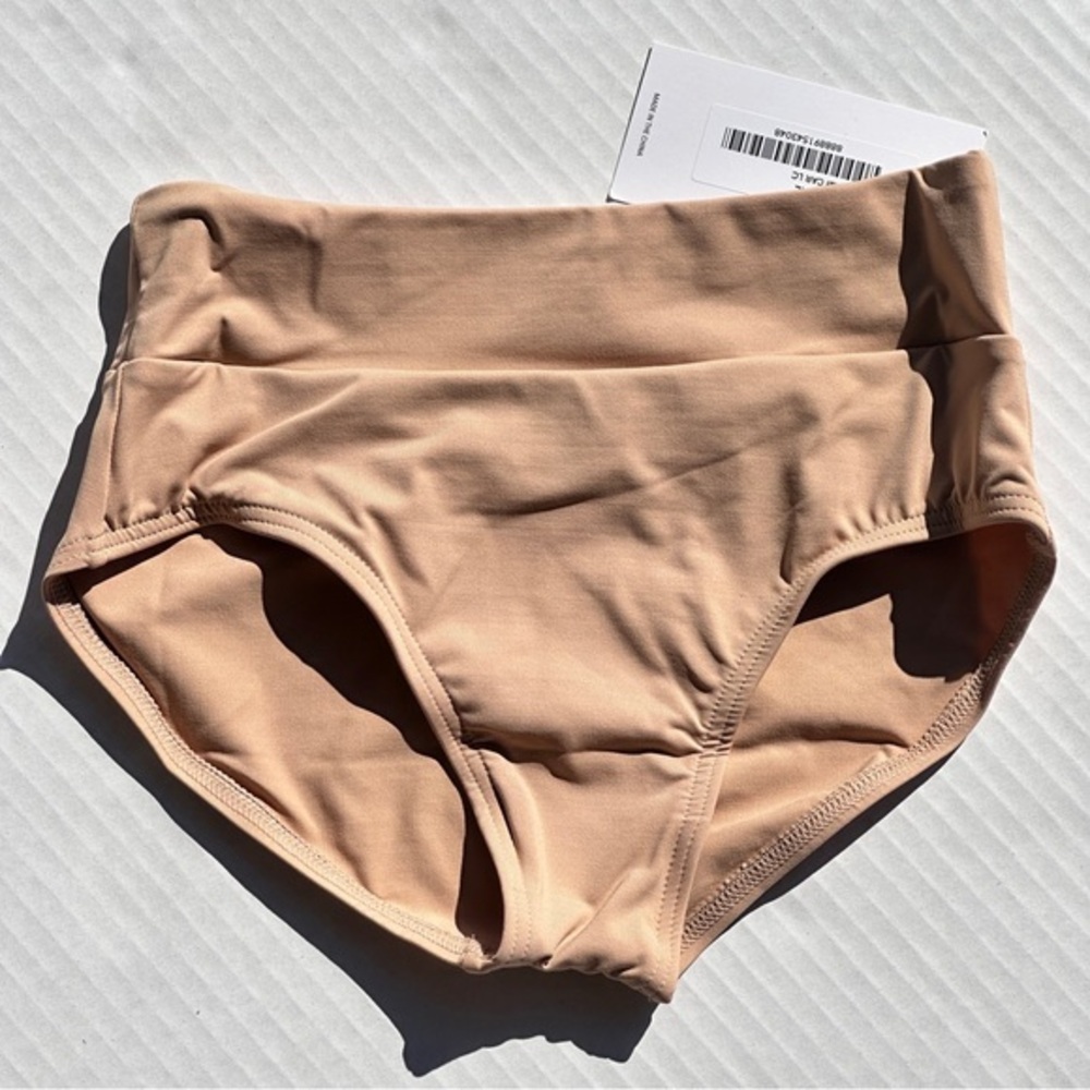 Baltogs dance dancewear‎ briefs bottoms caramel tan nude color CL NWT